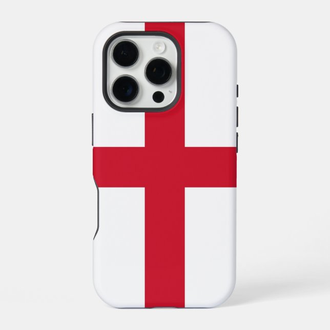 Apple iPhone 16 Pro Case-Mate, England flag Case (Back)