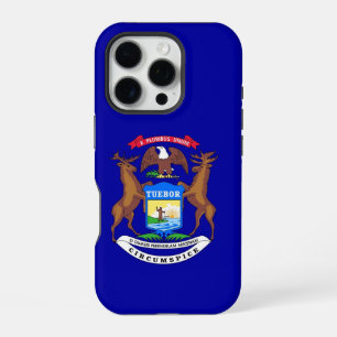 Apple iPhone 16 Pro Case-Mate, Michigan flag Case
