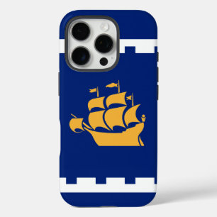 Apple iPhone 16 Pro Case-Mate, Quebec City flag Case