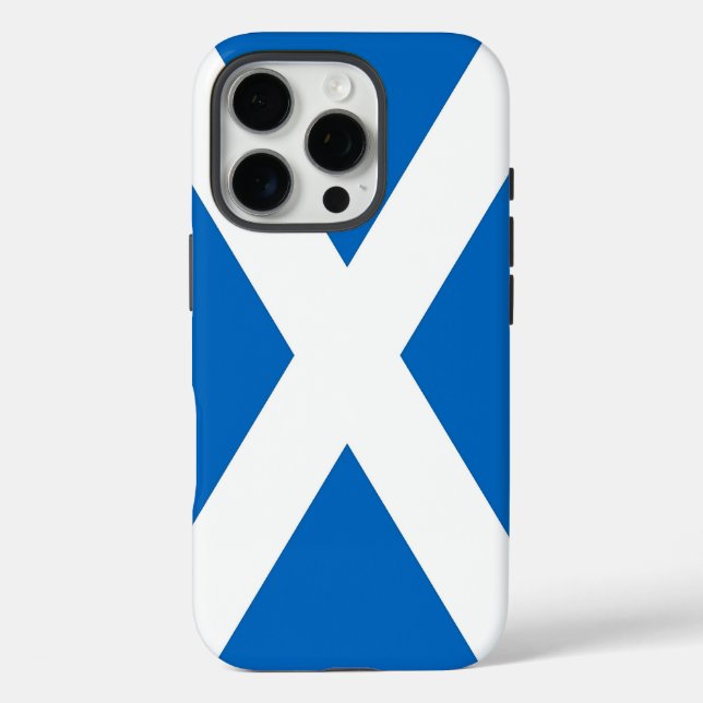 Apple iPhone 16 Pro Case-Mate, Scotland Flag Case-Mate iPhone Case (Back)