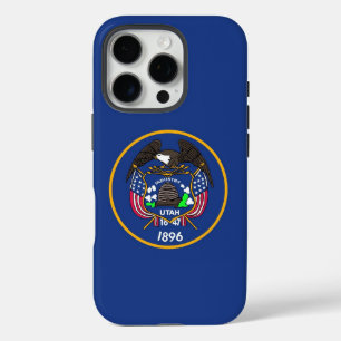 Apple iPhone 16 Pro Case, Utah State old flag Case