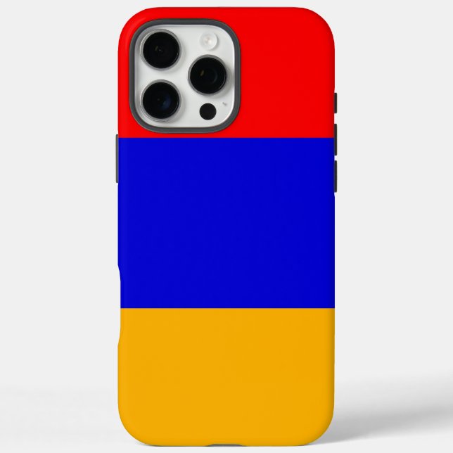 Apple iPhone 16 Pro Max Case, Armenia flag Case-Mate iPhone Case (Back)