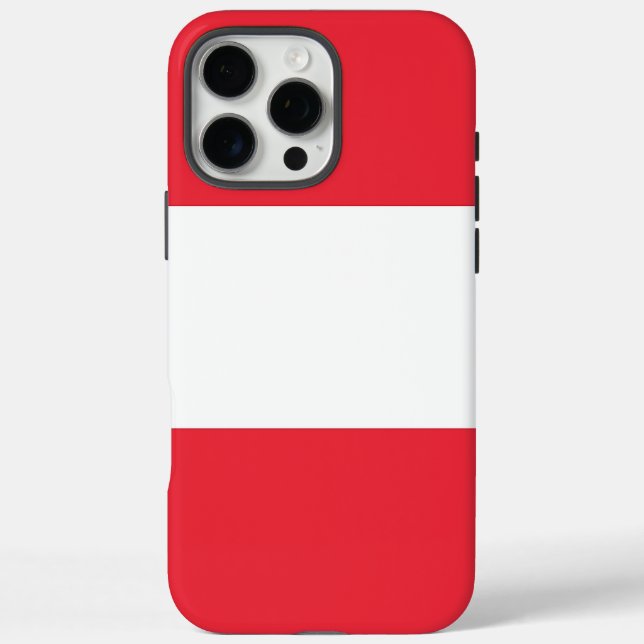 Apple iPhone 16 Pro Max Case, Austria flag Case-Mate iPhone Case (Back)