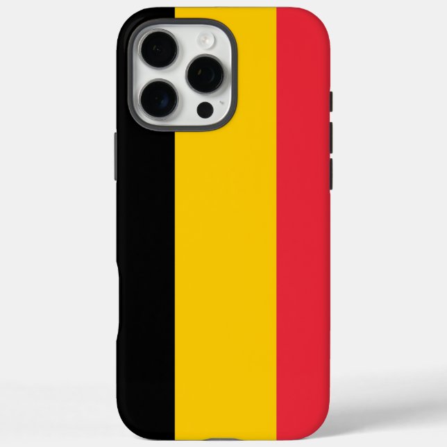 Apple iPhone 16 Pro Max Case, Belgium flag Case-Mate iPhone Case (Back)