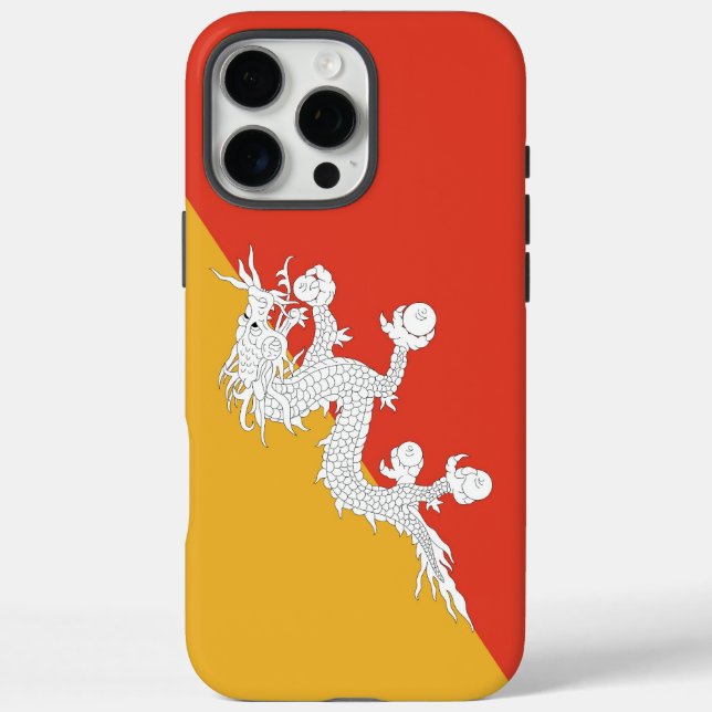 Apple iPhone 16 Pro Max Case, Bhutan flag Case-Mate iPhone Case (Back)