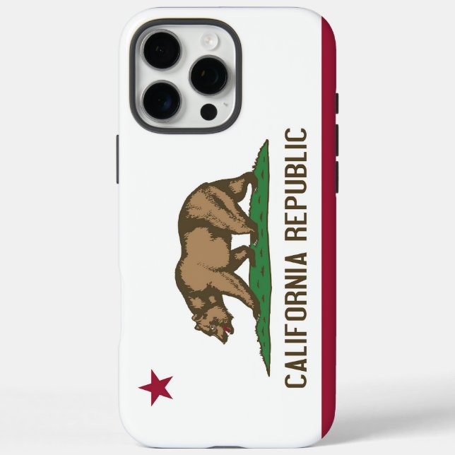 Apple iPhone 16 Pro Max Case, California flag Case-Mate iPhone Case (Back)