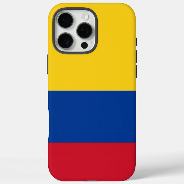 Apple iPhone 16 Pro Max Case, Colombia flag Case-Mate iPhone Case (Back)