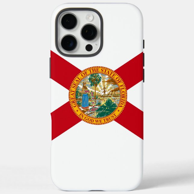 Apple iPhone 16 Pro Max Case, Florida flag Case-Mate iPhone Case (Back)