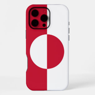 Apple iPhone 16 Pro Max Case, Greenland flag Case