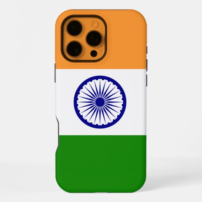 Apple iPhone 16 Pro Max Case, India flag Case (Back)
