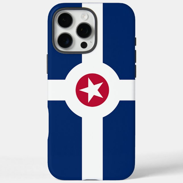 Apple iPhone 16 Pro Max Case, Indianapolis flag Case-Mate iPhone Case (Back)
