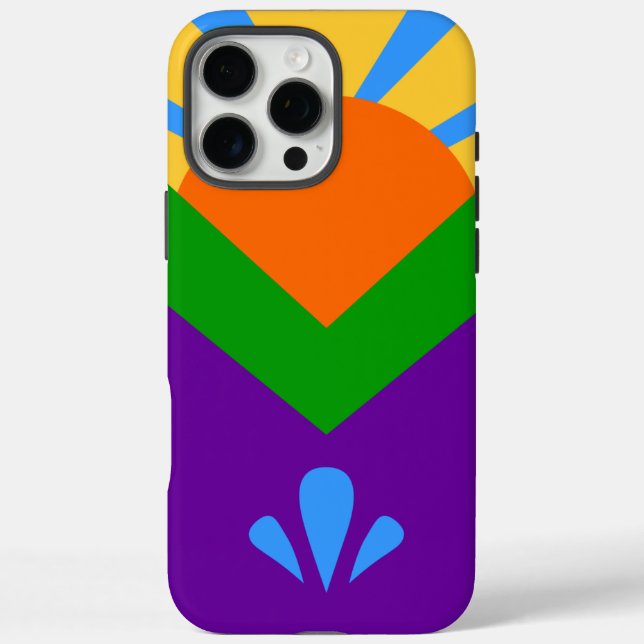 Apple iPhone 16 Pro Max Case, Manitou Springs flag Case-Mate iPhone Case (Back)