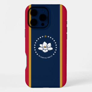 Apple iPhone 16 Pro Max Case, Mississippi flag Case