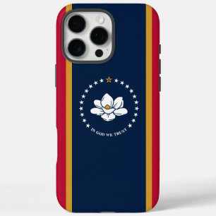 Apple iPhone 16 Pro Max Case, Mississippi flag Case