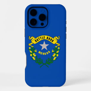 Apple iPhone 16 Pro Max Case, Nevada flag Case