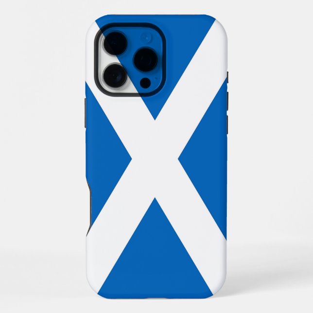 Apple iPhone 16 Pro Max Case, Scotland flag Case (Back)