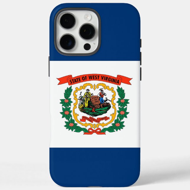 Apple iPhone 16 Pro Max, West Virginia flag Case-Mate iPhone Case (Back)