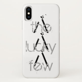 Apple iPhone X, Barely There Phone Case "lucky few
