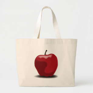 Apple Large Tote Bag