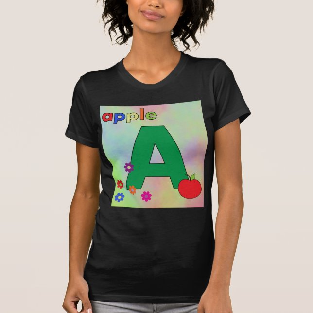 Apple Letter A T-Shirt (Front)