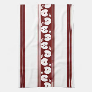 Apple Luxury Jacquard Stripes Tea Towel