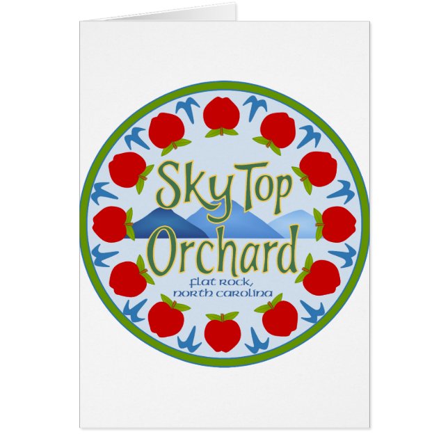 Apple Mandala - Blue (Front)