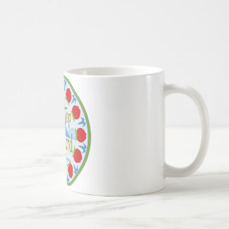 Apple Mandala - Blue Coffee Mug