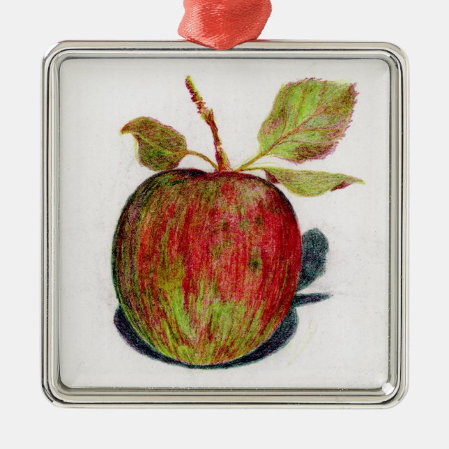 Apple Metal Tree Decoration (Front)