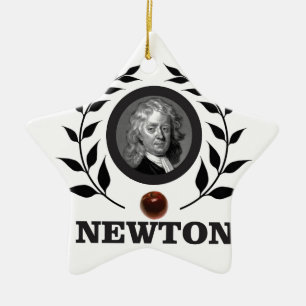 apple newton art ceramic tree decoration