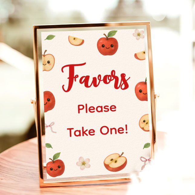 Apple of My Eye Baby Shower Favour Poster (Creator Uploaded)