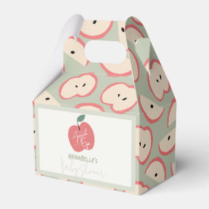 Apple of my Eye Green Boy Baby Shower Favour Box