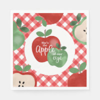 Apple of our Eye 1st Birthday Paper Plates