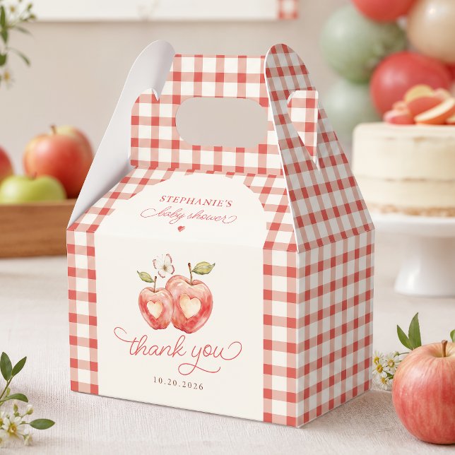 Apple Of Our Eye Baby Shower Favour Box (Creator Uploaded)