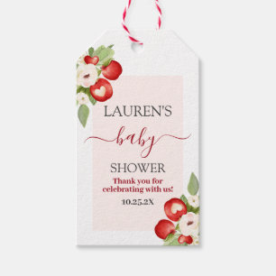 Apple of Our Eye Baby Shower Gift Tag