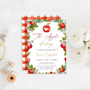 Apple of Our Eye Baby Shower Invitation