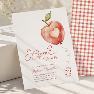 Apple of Our Eye Baby Shower Invitation