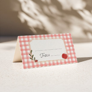 Apple Of Our Eye Baby Shower Place Card