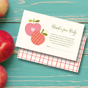 Apple of Our Eye Books for Baby Cute Enclosure Card