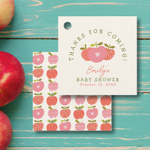 Apple of Our Eye Cute Fall Baby Shower Thanks Favour Tags