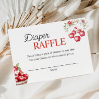 Apple of Our Eye Fall Baby Shower Diaper Raffle