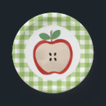 Apple of our Eye first birthday Paper Plates<br><div class="desc">The Apple of our Eye is turning one! Apple themed first birthday party plates.</div>