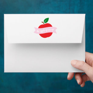Apple Of Our Eye Girls Birthday Envelope