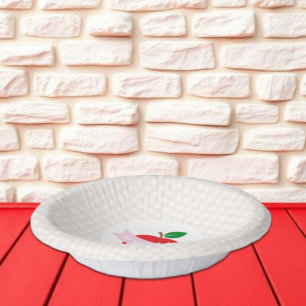 Apple Of Our Eye Girls Birthday Paper Plate