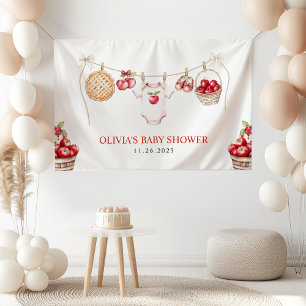 Apple of Our Eye Orchard Fall Baby Shower Welcome  Banner