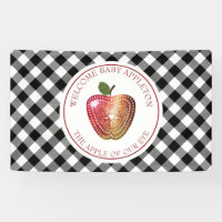 Apple Of Our Eye Orchard Plaid Baby Shower