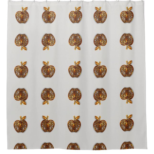 Apple of the Gods Fruit of Knowledge Shower Curtain (Front)