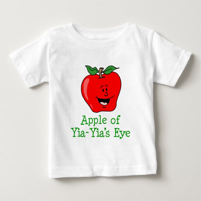 Apple of Yia-Yia's Eye Baby T-Shirt (Front)