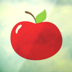 Apple of Your Eye – Cute Red Fruit Cartoon