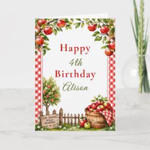 Apple Orchard Birthday Card
