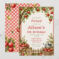 Apple Orchard Birthday